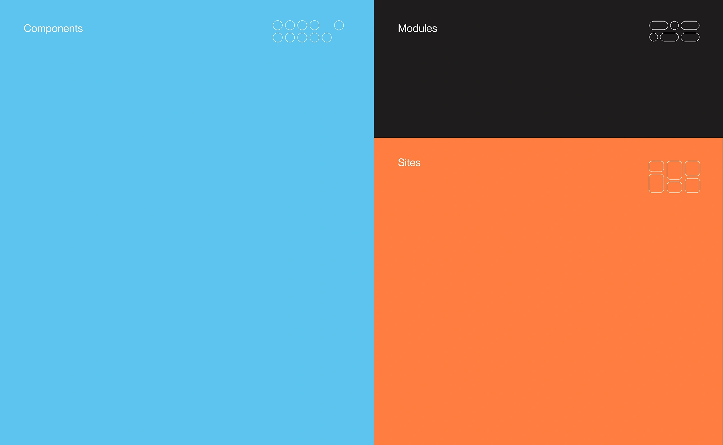 Systematized platform for Hotel Group. Components, modules and sites.