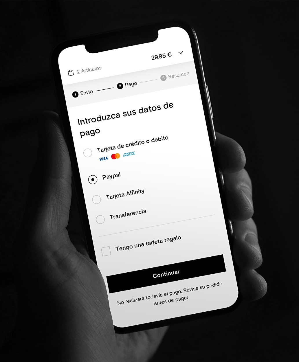 Screen of the product design app for Massimo Dutti.