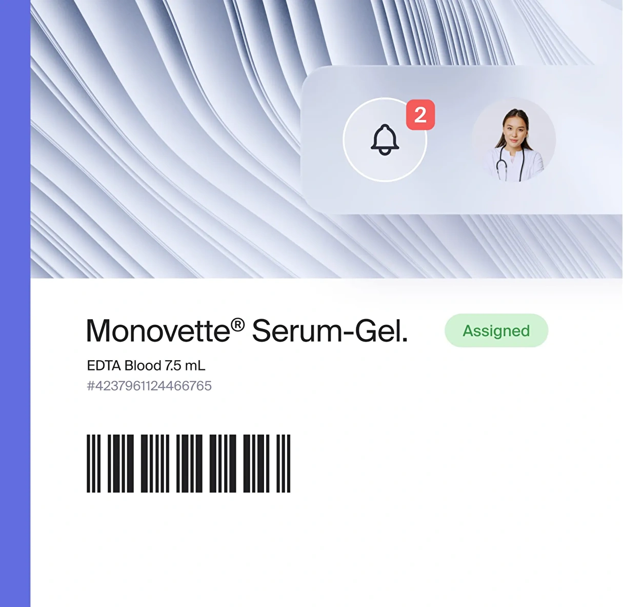 Design of a patient dashboard.